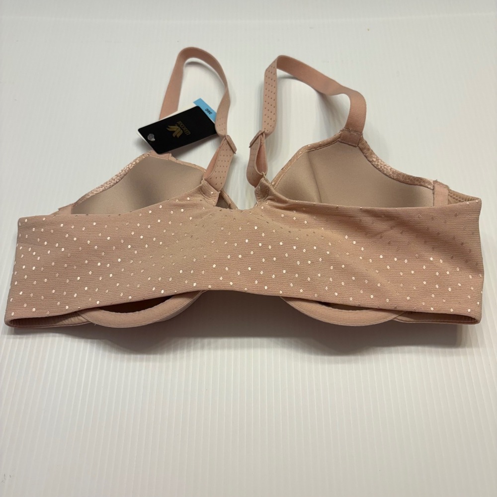Wacoal Back Appeal Front Close T-Shirt Bra Womens 36C Sand Underwire 853403 NEW - Picture 5 of 7